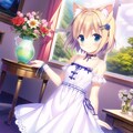 花瓶と花と猫耳少女 2枚目