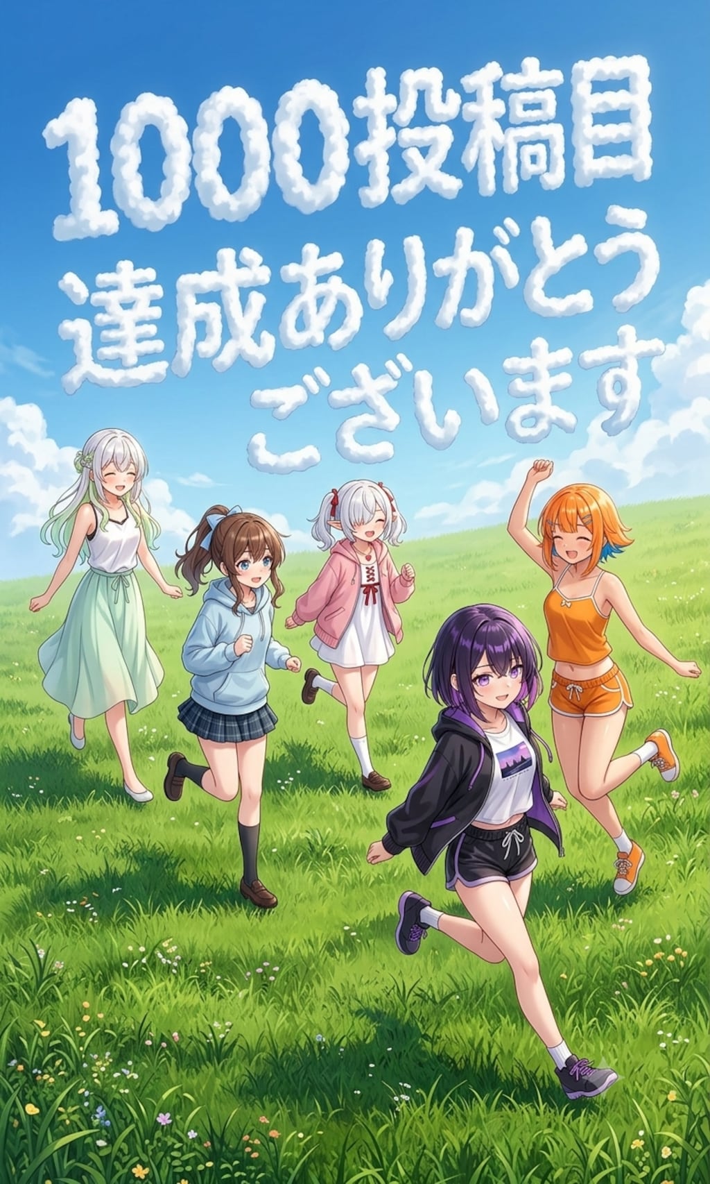 1000投稿目達成ありがとうございます