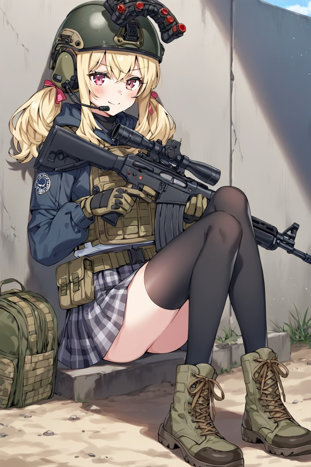 武装した女子高生