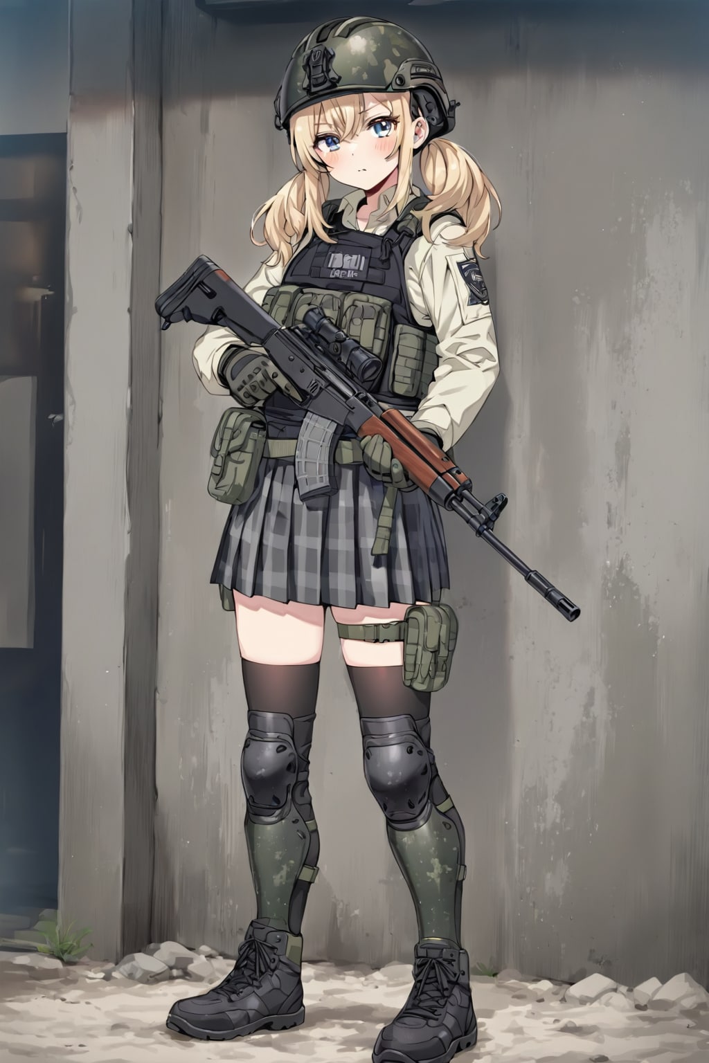 武装した女子高生
