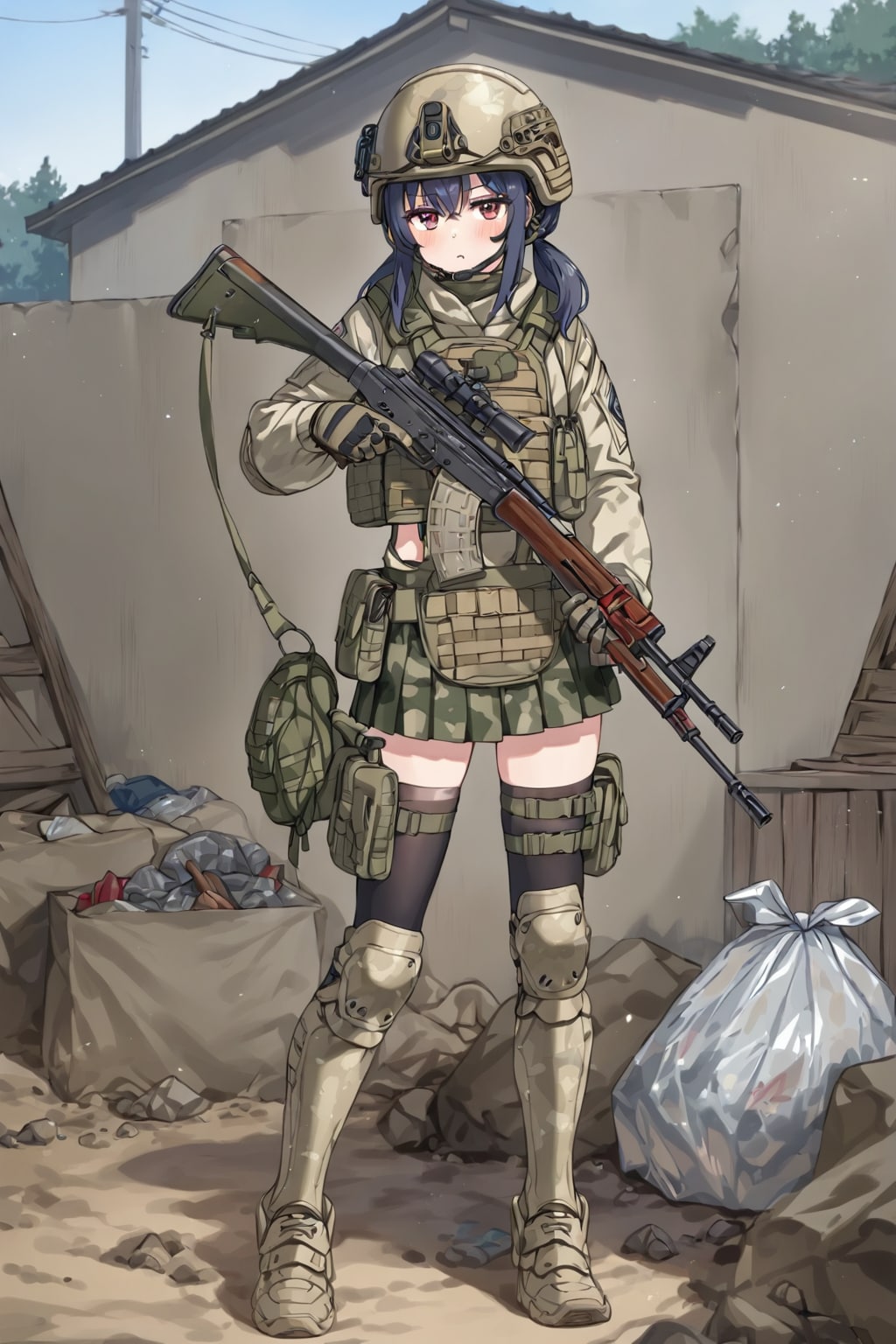 武装した女子高生