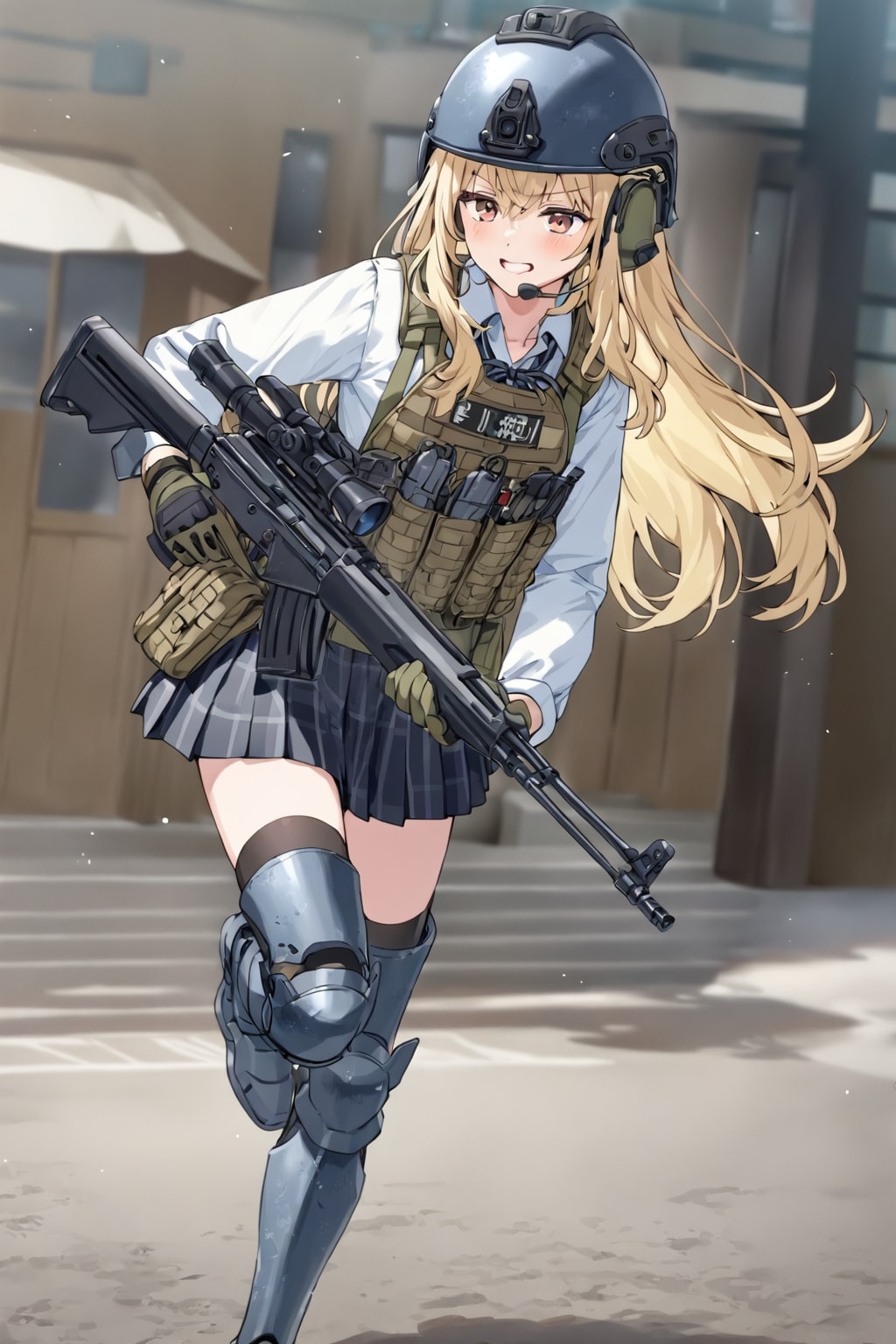 武装した女子高生