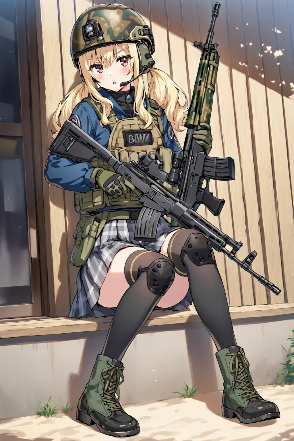 武装した女子高生