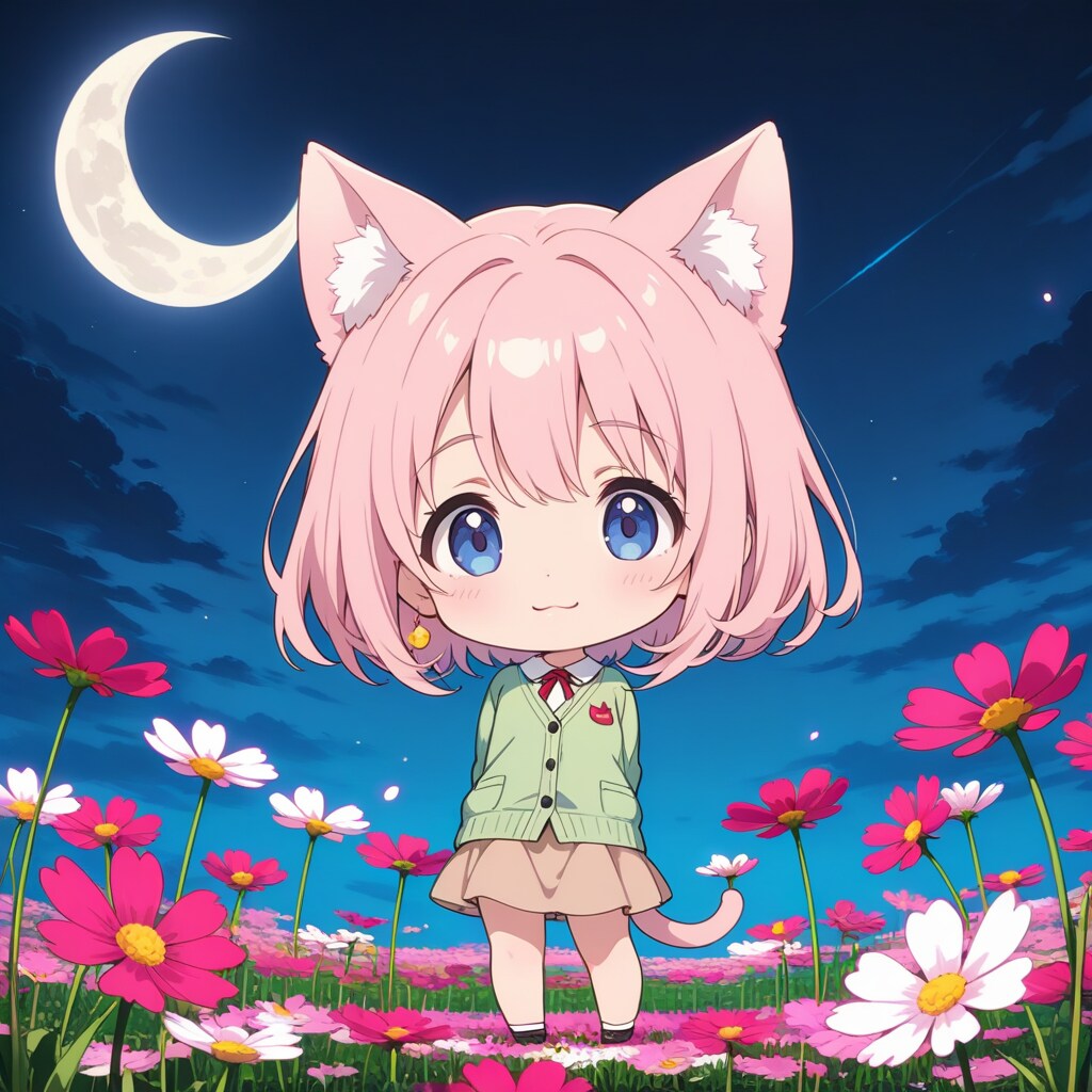 こんばんにゃん | の人気AIイラスト・グラビア