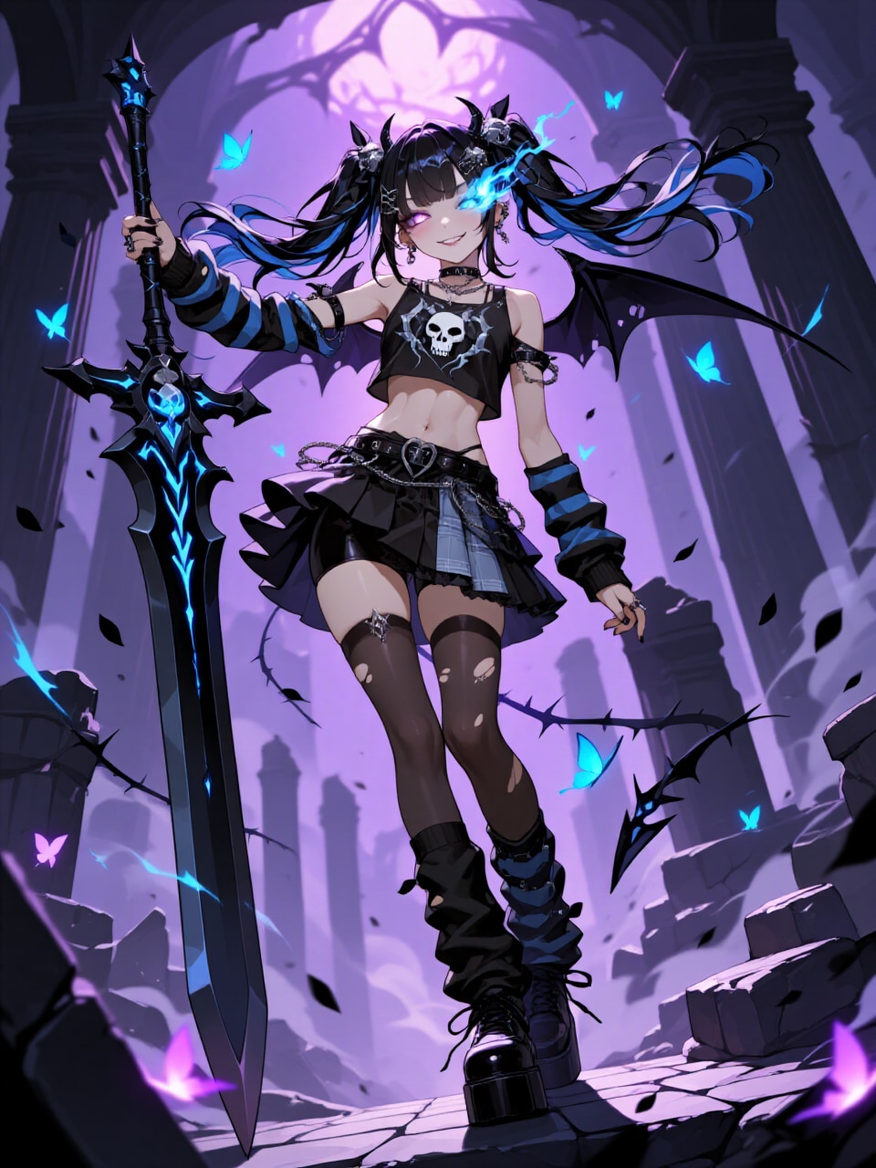Midnight Soul Glitch | の人気AIイラスト・グラビア