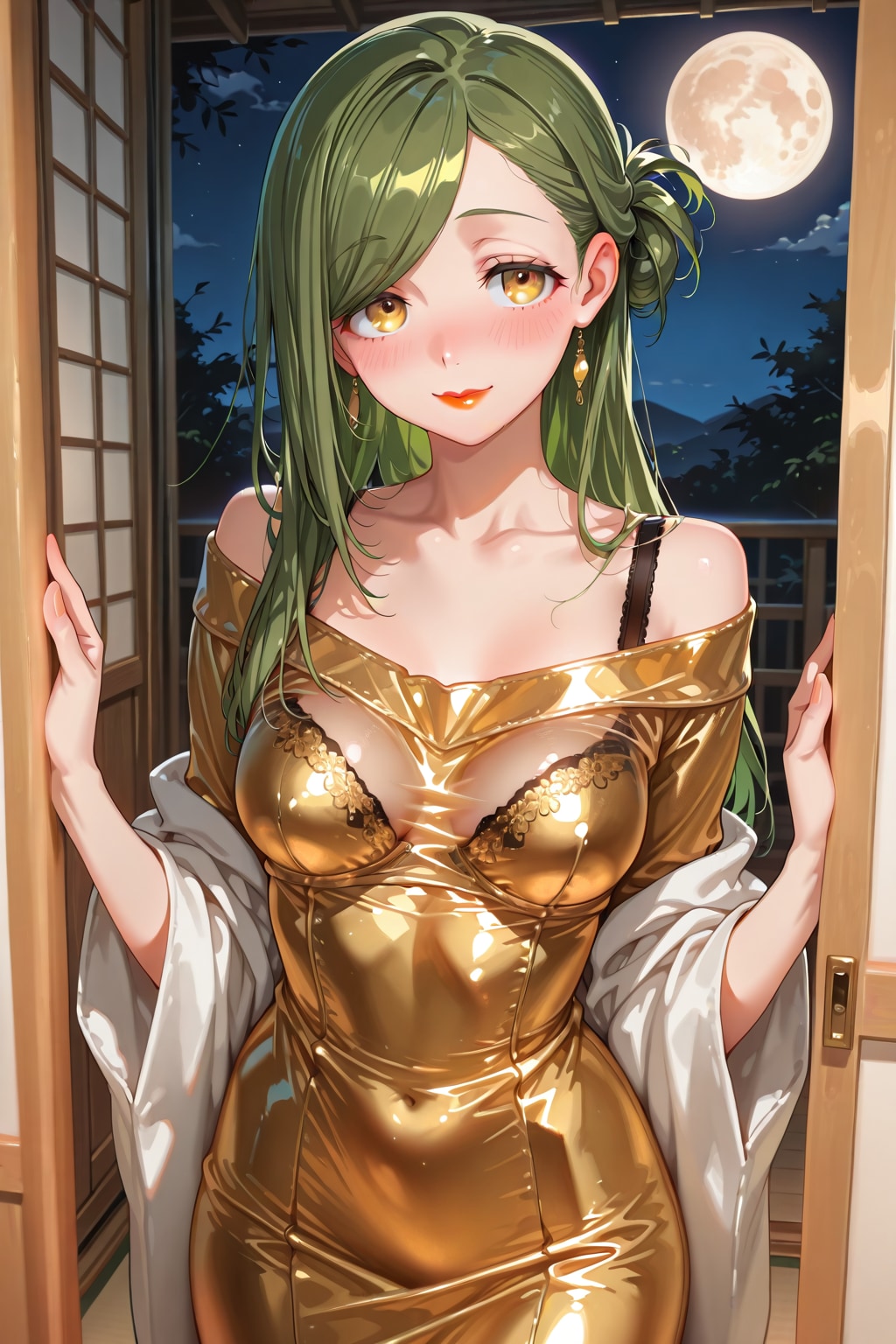 口紅を塗ったはづきさん