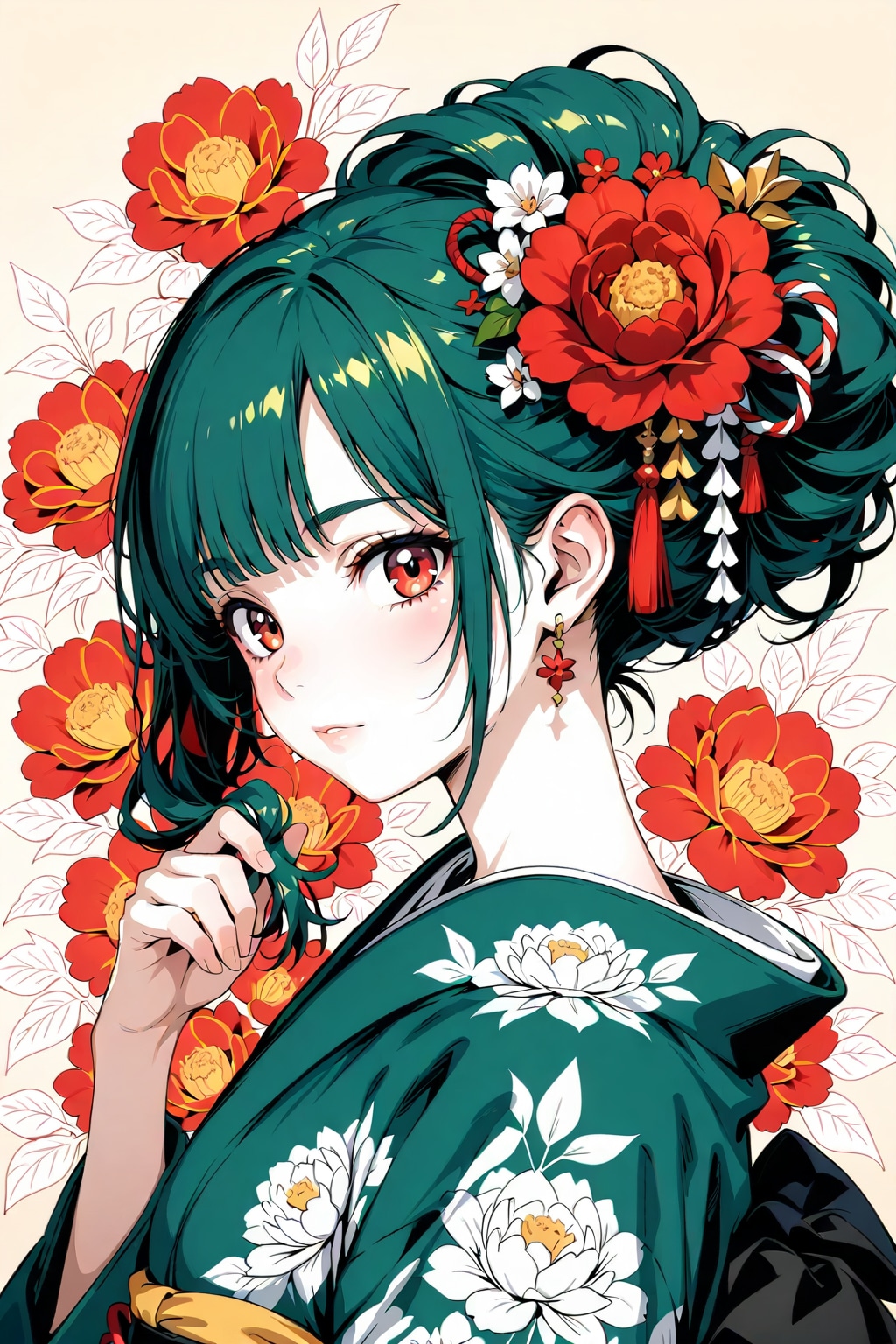 花魁　綺麗なjapanese geisha girl | の人気AIイラスト・グラビア