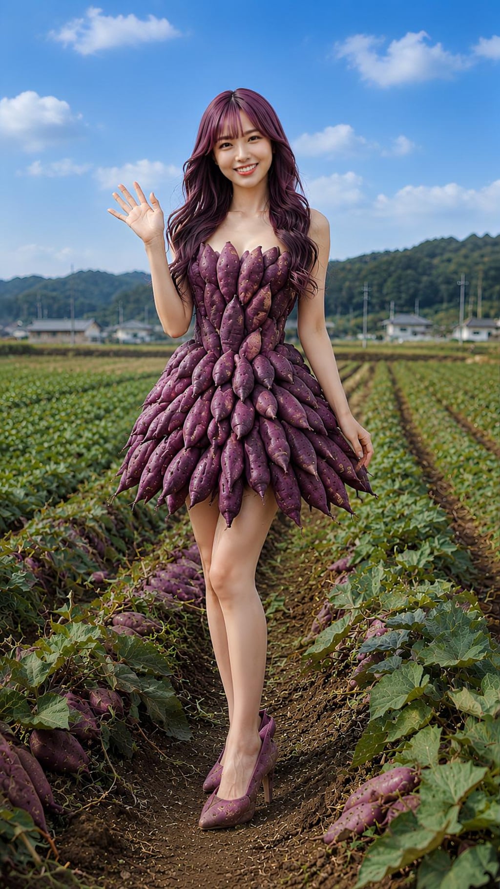 サツマイモドレスの君