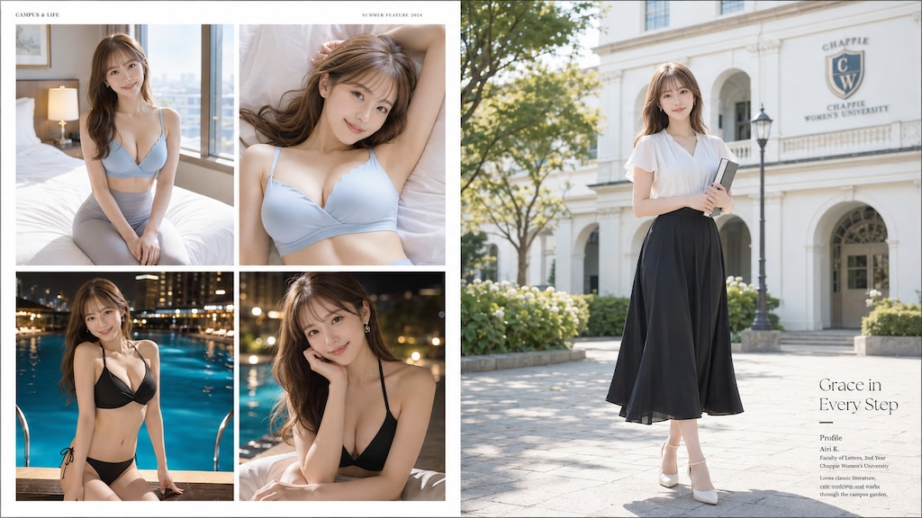 美人女子大生特集