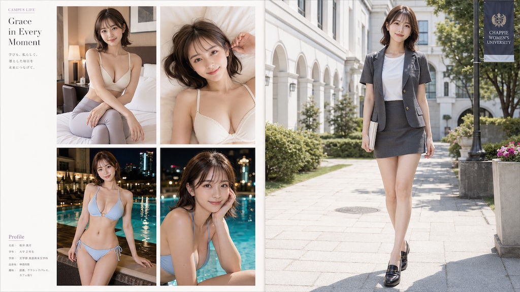 美人女子大生特集