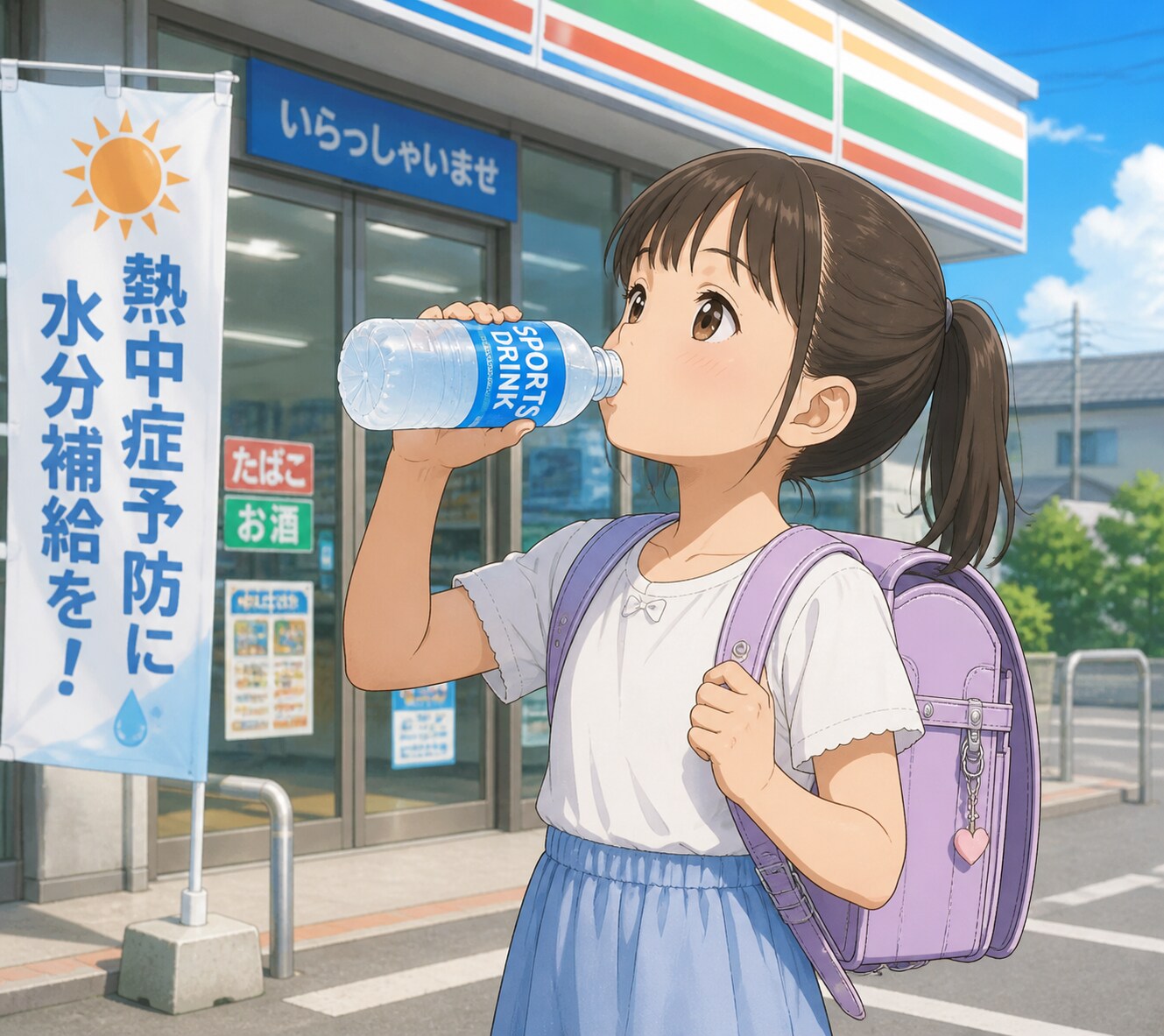 熱中症には気をつけて！
