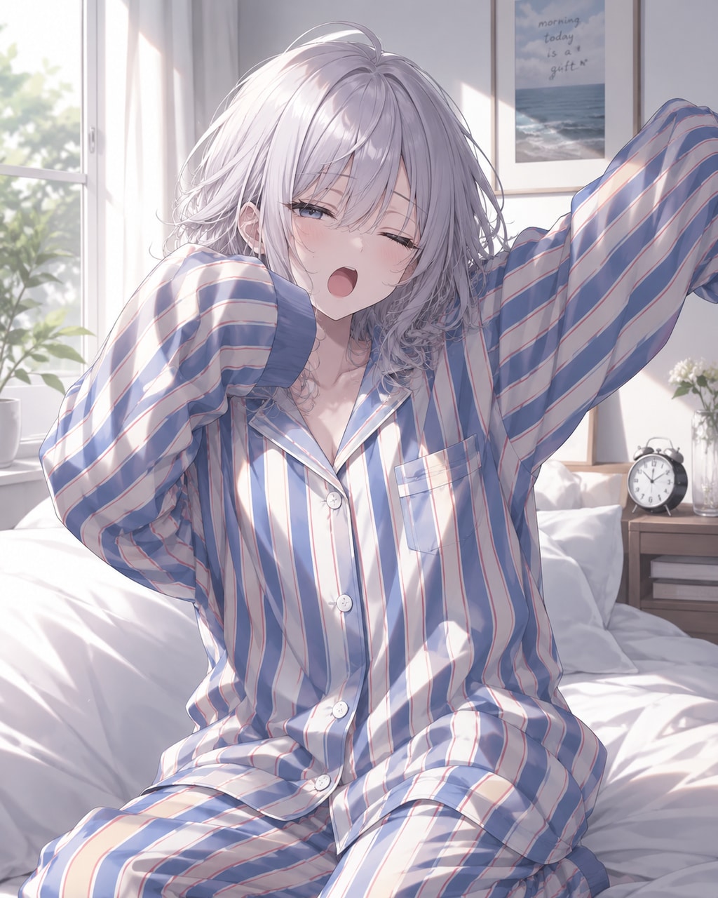 早起きが苦手な女の子たち
