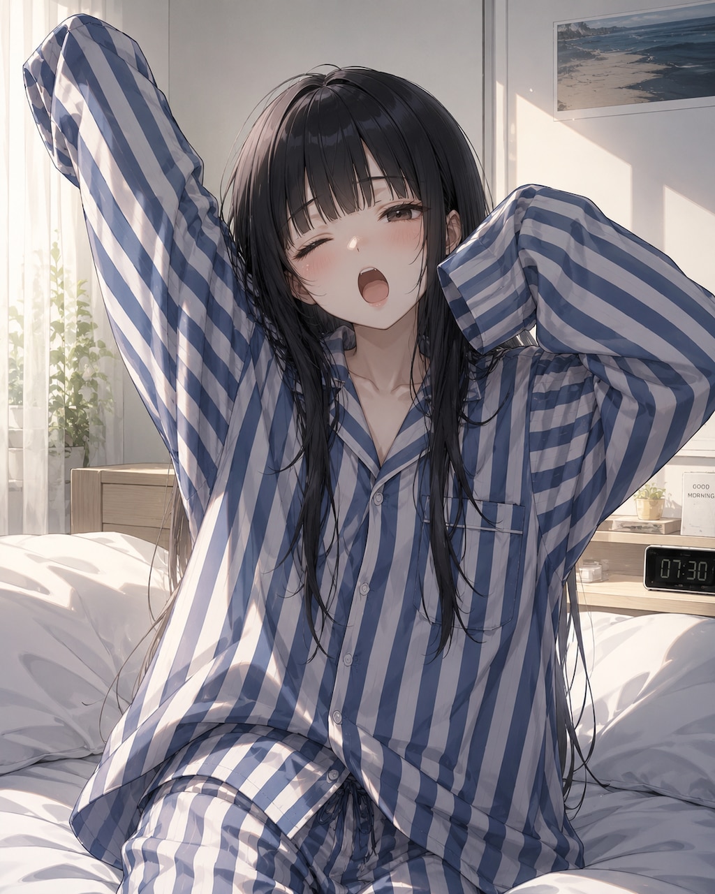 早起きが苦手な女の子たち