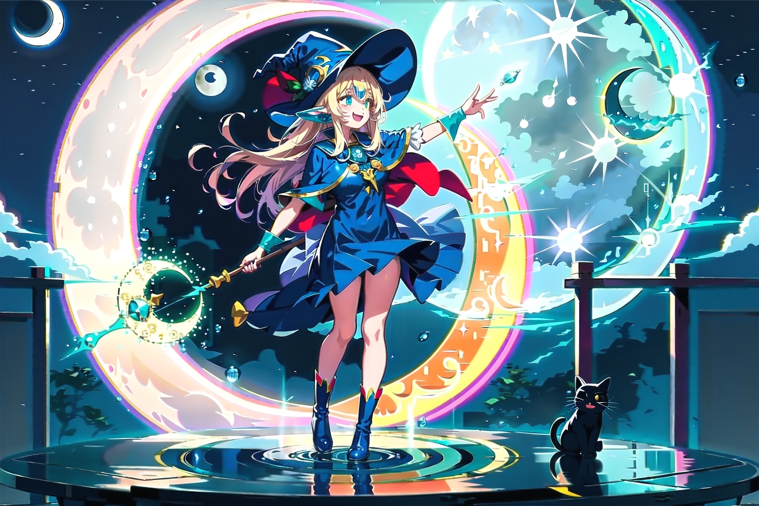 ムーンライトマジック | の人気AIイラスト・グラビア