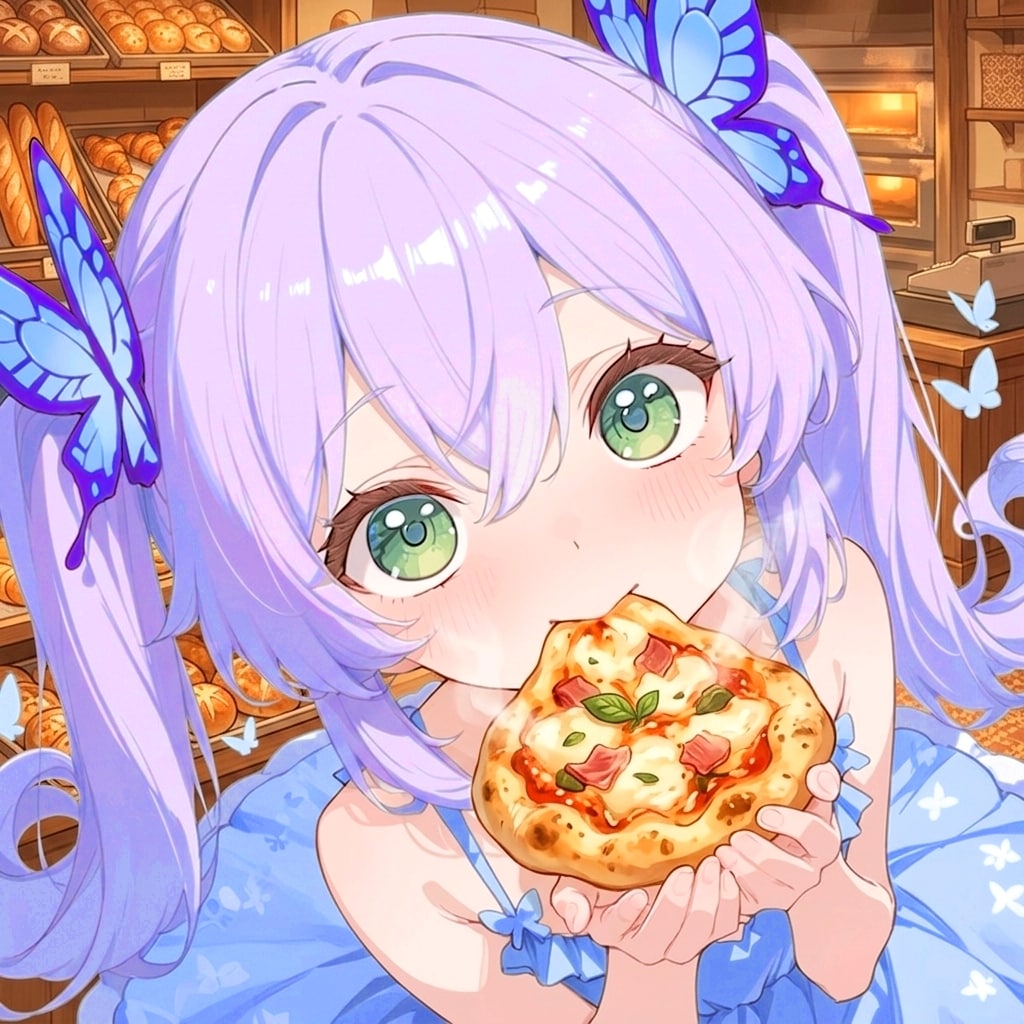 今日のお昼はミニピザ🍕