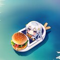 ハンバーガーに乗ってごーっ 6枚目