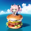 ハンバーガーに乗ってごーっ 4枚目