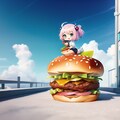 ハンバーガーに乗ってごーっ 5枚目