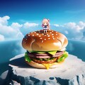 ハンバーガーに乗ってごーっ 3枚目