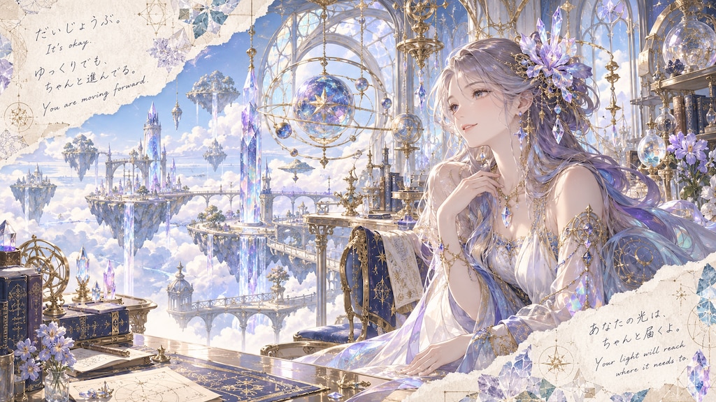 The Celestial City of Crystal Dreams  A breathtaking glimpse into the Celestial Observatory, a world