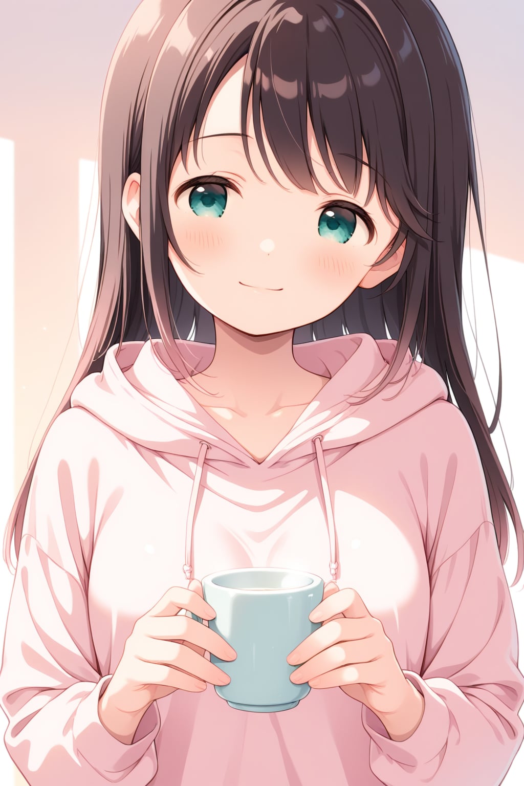 髪を下ろしているオフのまなか