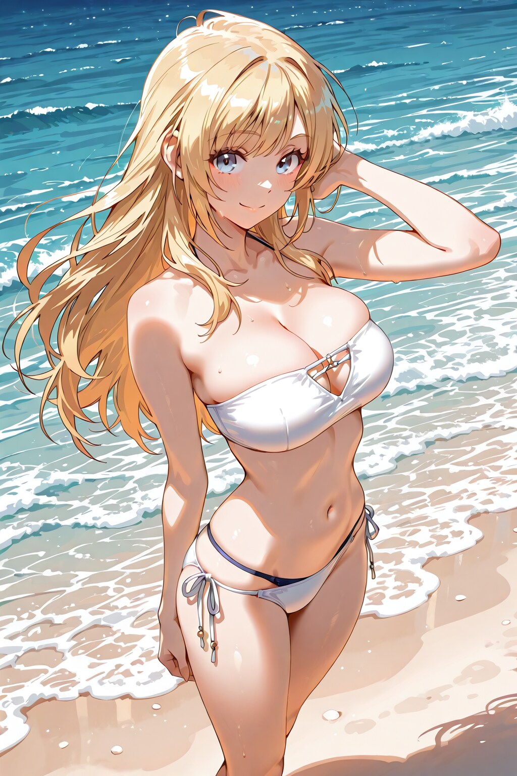 海水浴と春の水着
