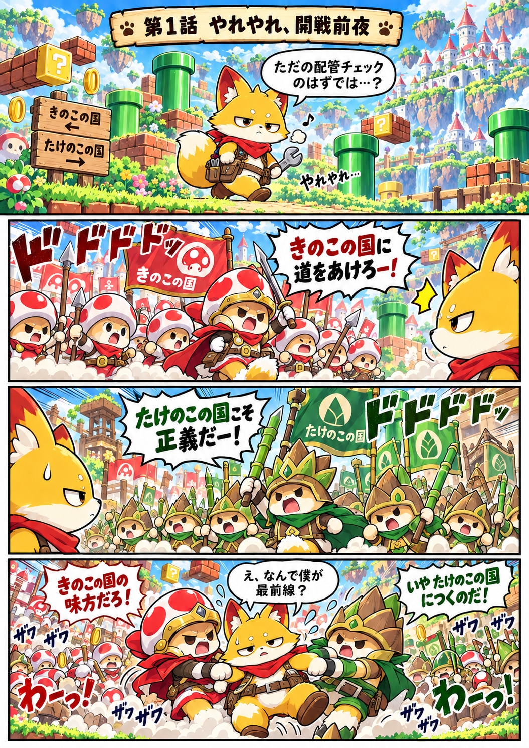 やれやれ、開戦前夜 | の人気AIイラスト・グラビア