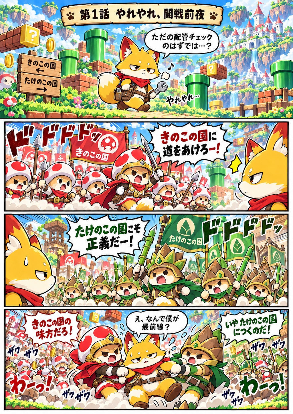やれやれ、開戦前夜