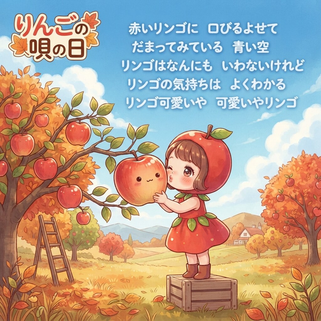 10/11 りんごの唄の日 | の人気AIイラスト・グラビア