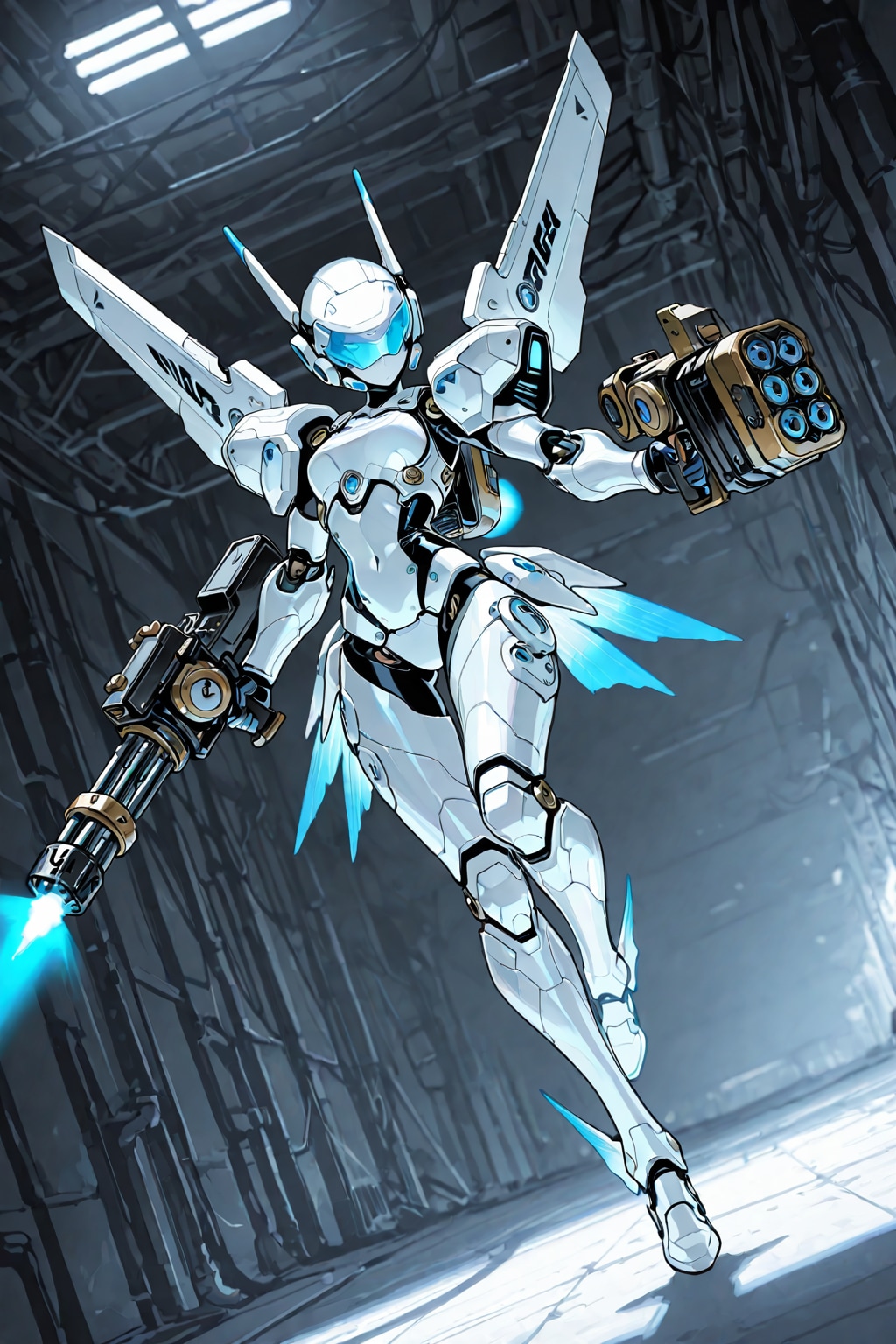 人型汎用探査機械『SAI』武装強化型 | の人気AIイラスト・グラビア