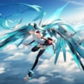 VOCALOID　初音ミク（アペンド）空を飛でいる 2枚目