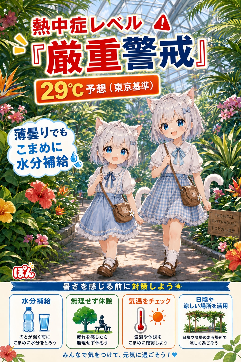今日は厳重警戒です