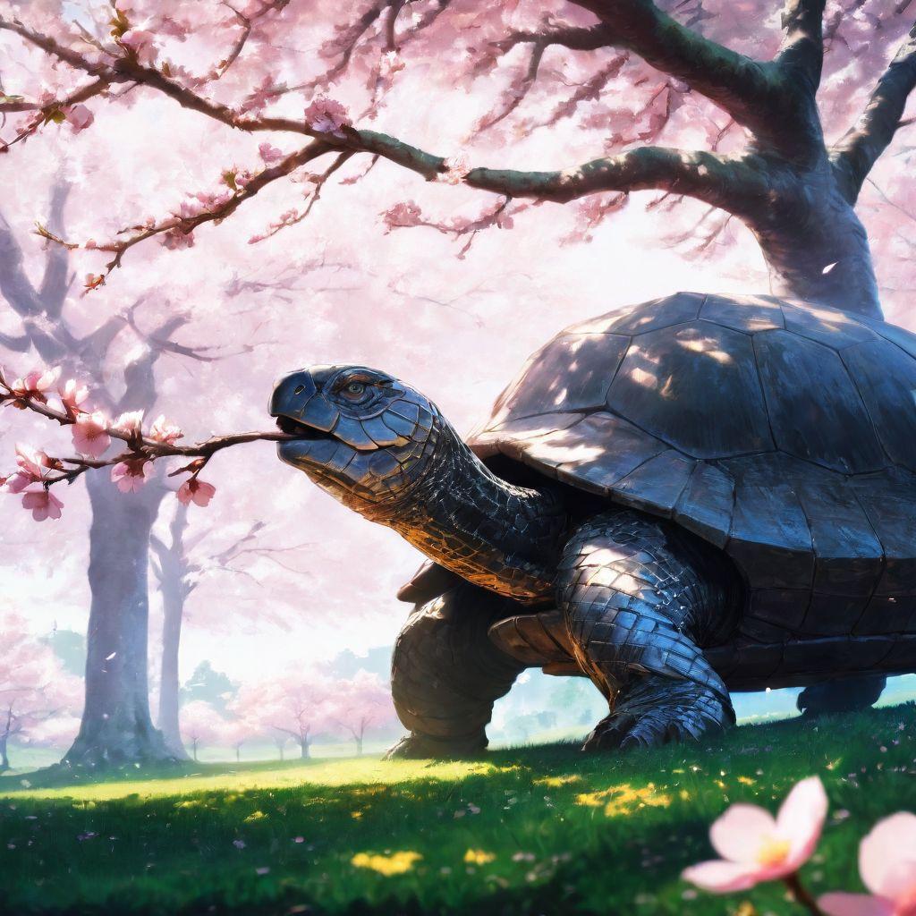 🌸と🐢