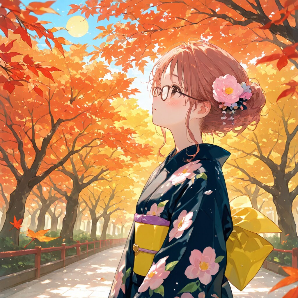 三重さんと名月 | の人気AIイラスト・グラビア