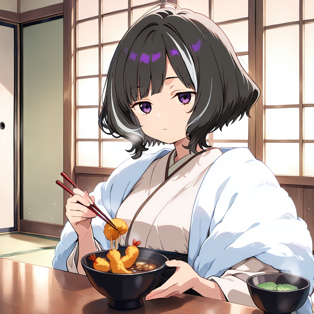 ちょっと早い年越しそば | の人気AIイラスト・グラビア