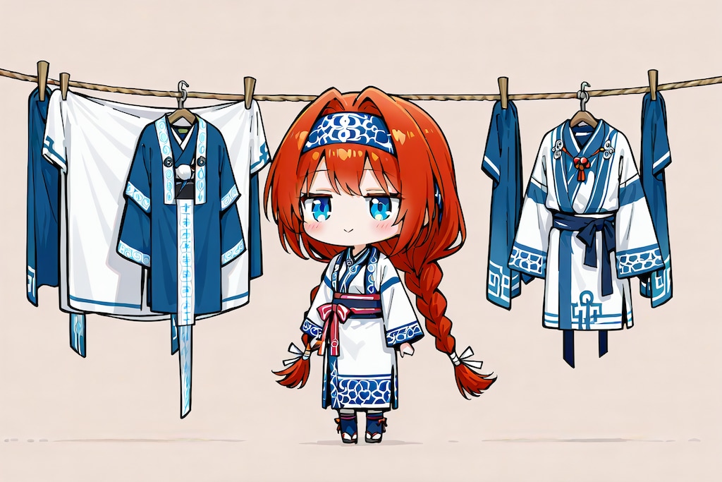 洗濯物を押し付けられて