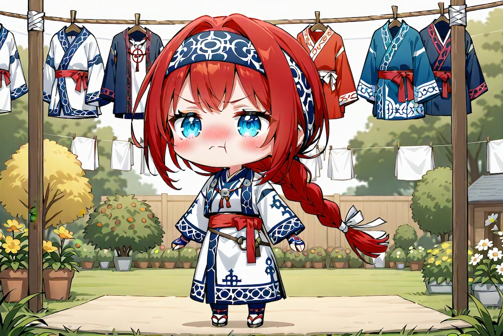 洗濯物を押し付けられて