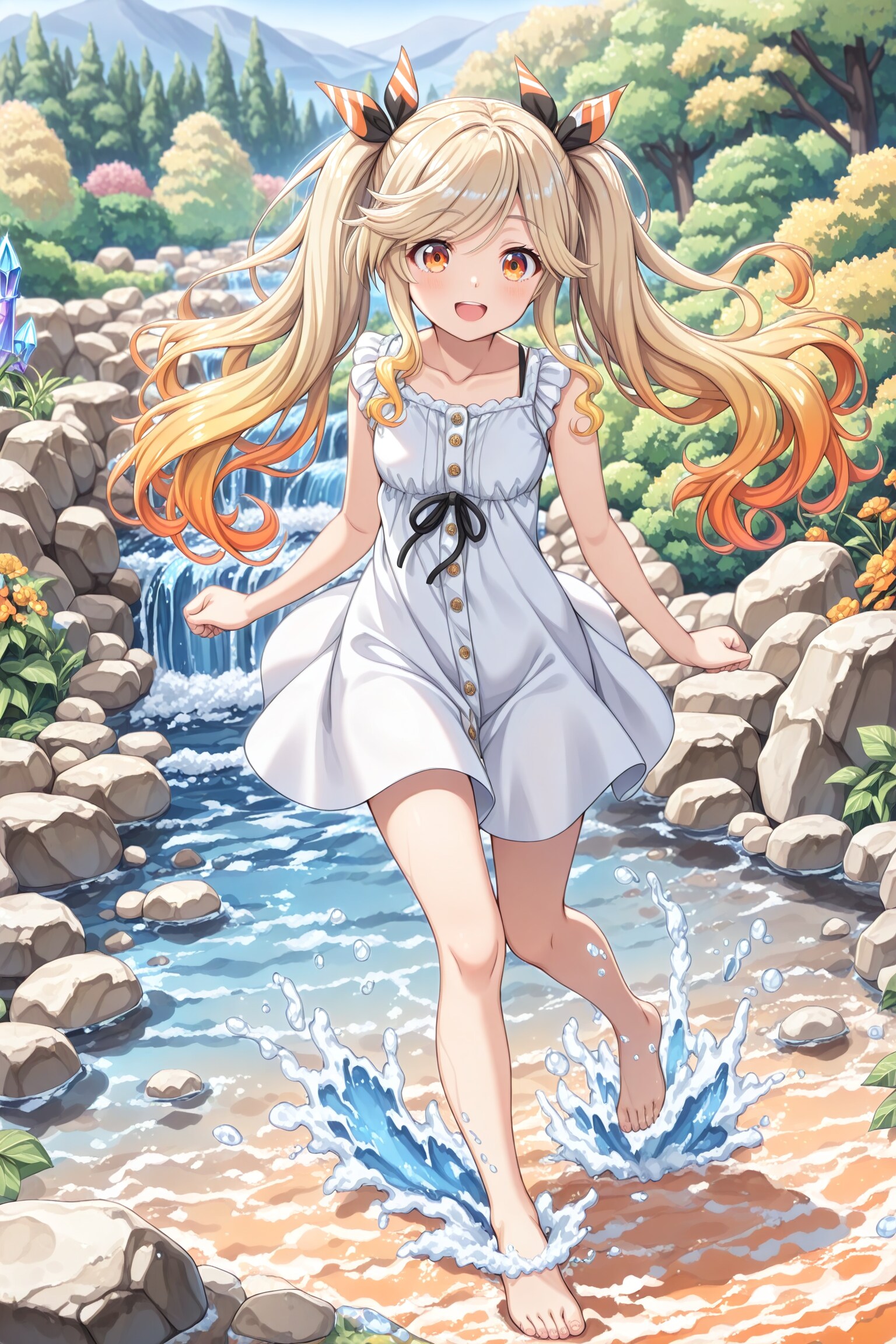 川遊び
