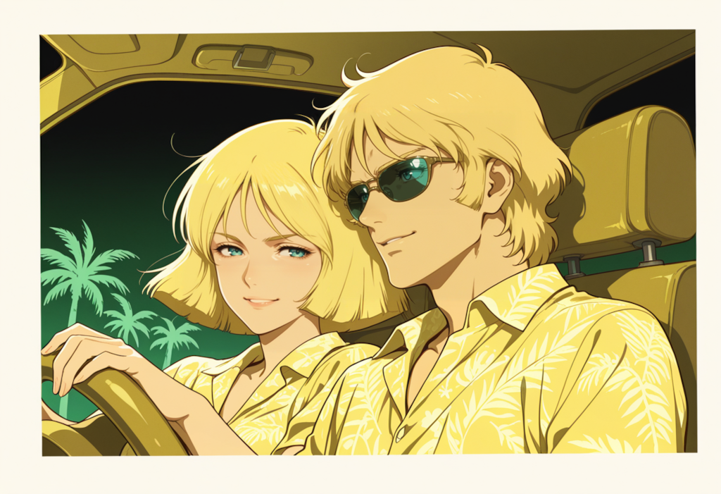 キャスバルとアルテイシア