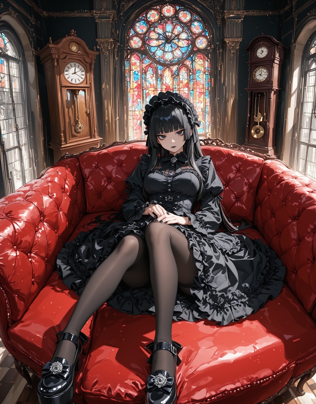 冬花さん撮影中(２)