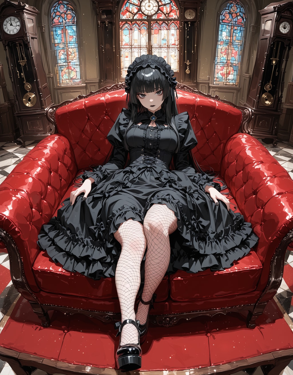 冬花さん撮影中(２)