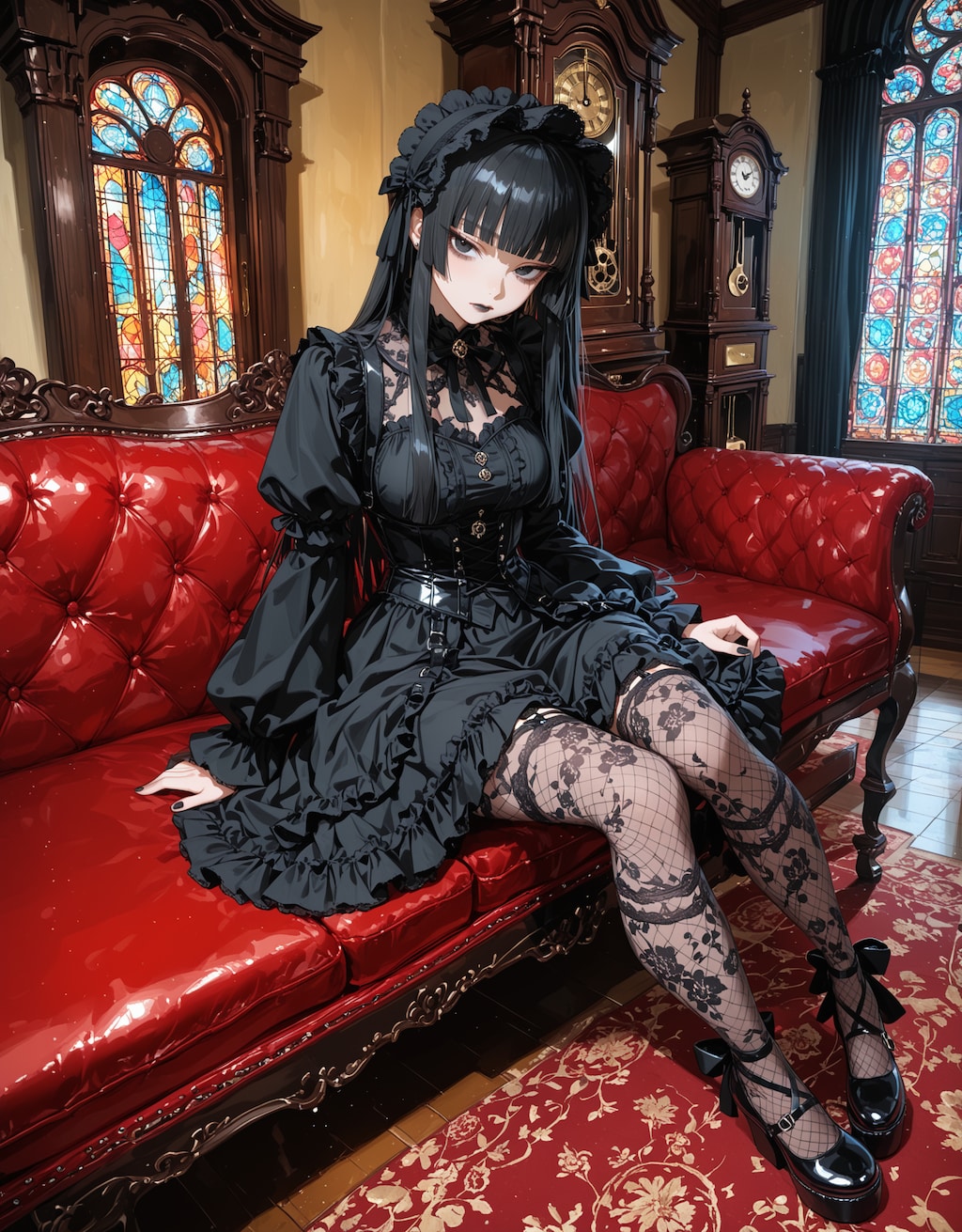 冬花さん撮影中(２)