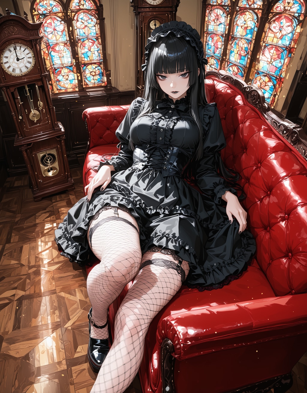 冬花さん撮影中(２)