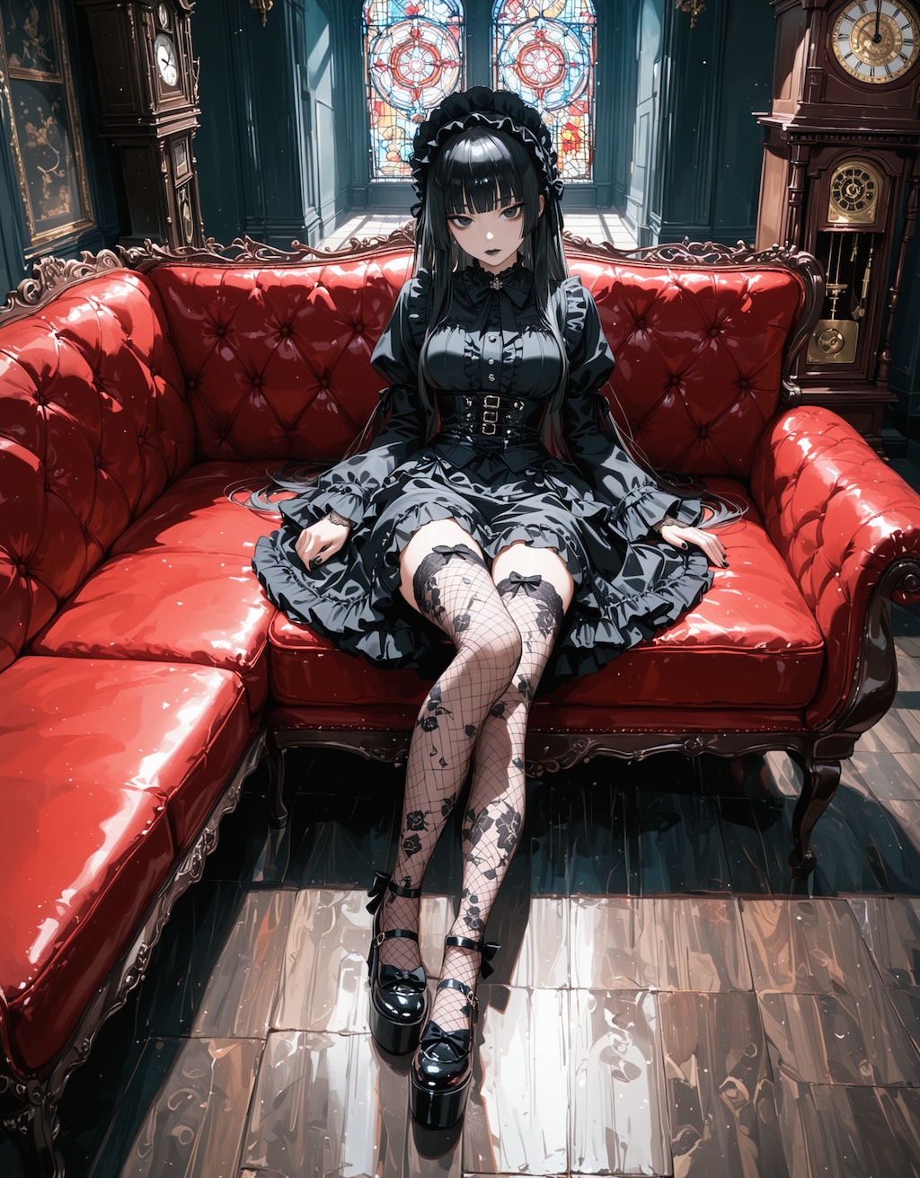 冬花さん撮影中(２)