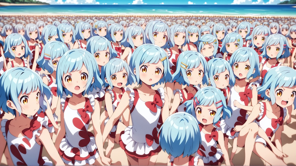 水着リコの増殖を試みたもの3