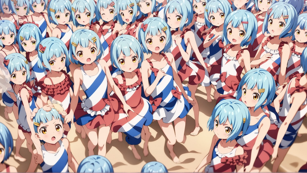 水着リコの増殖を試みたもの3