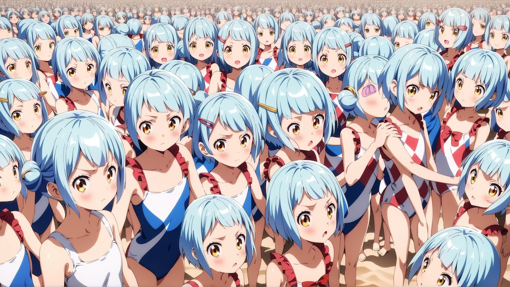 水着リコの増殖を試みたもの3