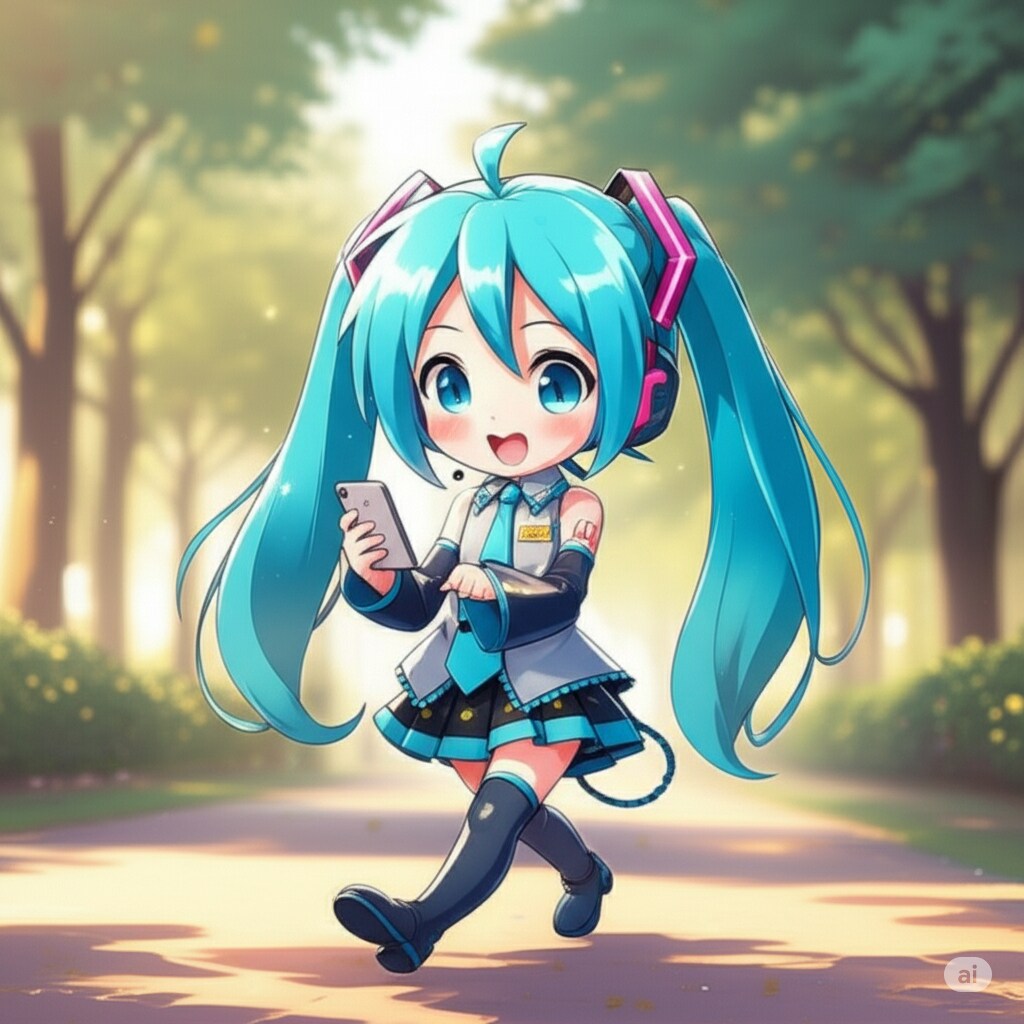 スマホを買ってもらった ミクちゃん