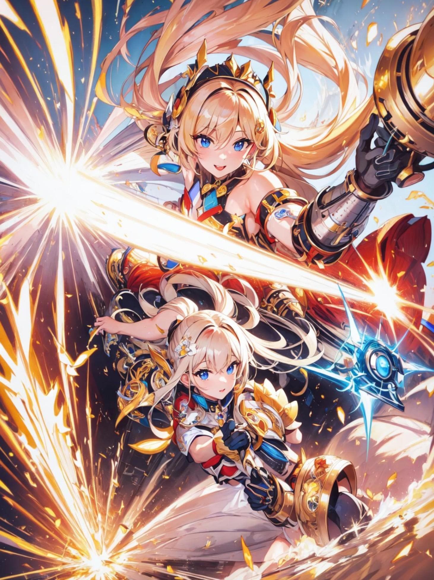 パワードスーツの金髪ちゃん