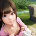 胸元を広げて見せてくれる少女 2枚目